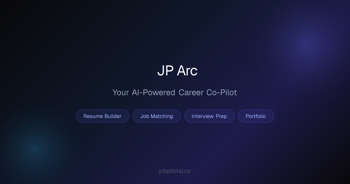JobPilot AI — Your Career Co-Pilot